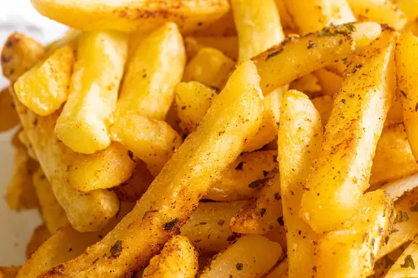 French Fries closeup image on the baking tray