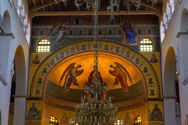 Fresco in the Church of St. Demetrios