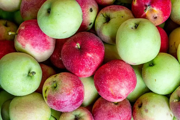 Fresh apples with water drops (Flip 2019)