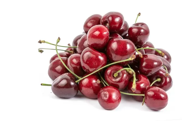 Fresh Cherries isolated above white background (Flip 2019)