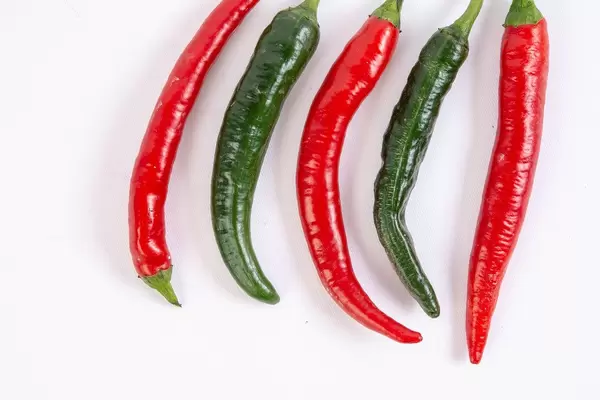 Fresh Chilli Red and Green Hot Peppers