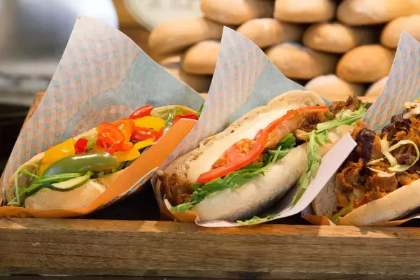 Fresh, handmade sandwiches - BBQ, Caesar, Vegi