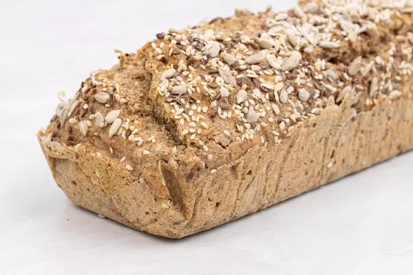 Fresh Homemade Bread isolated above white background