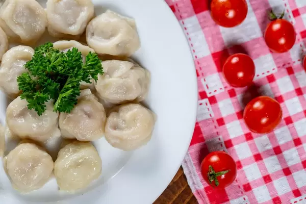 Fresh homemade dumplings