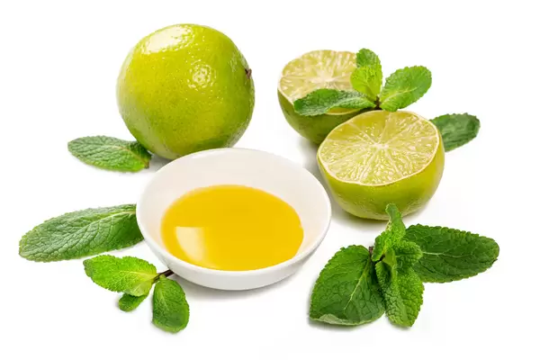 Fresh limes, mint and honey