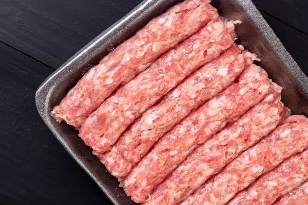 Fresh Market Raw Minced Meat Kebabs