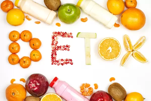 Fresh organic smoothie ingredients for detox