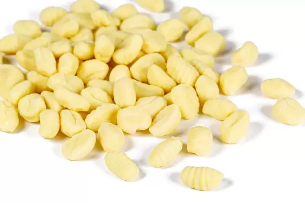 Fresh potato gnocchi ready for cooking