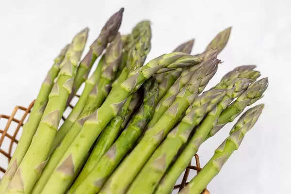 Fresh Raw Asparagus closeup image