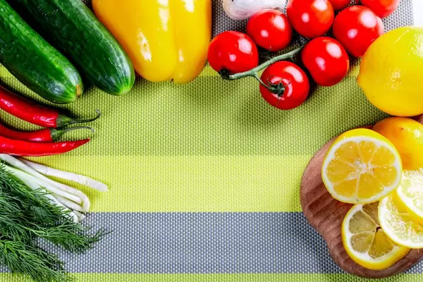 Fresh raw vegetables background  Flip 2019