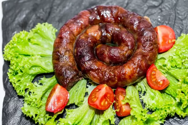Fresh sausage with vegetables  Flip 2019