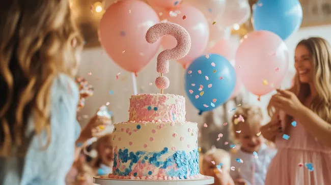 Freudige Geburtstagsfete mit bunten Luftballons