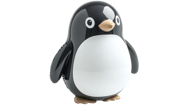 Freudiger Pinguin-Ballon für festliche Partydekoration