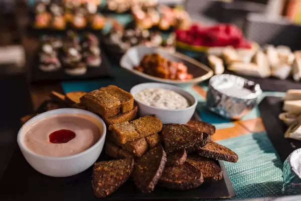 Fried Bread Garlic Sticks With  Mayo Sauces