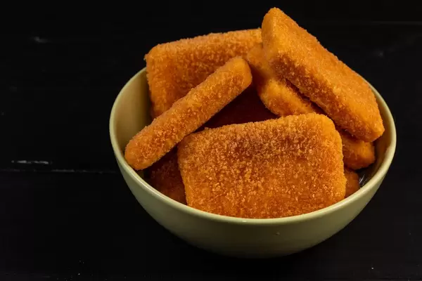 Fried Cheese in the bowl