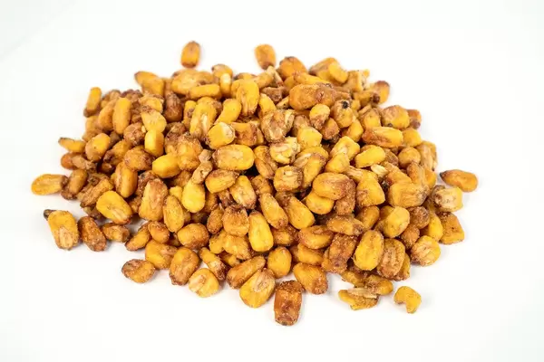 Fried Corn above white background (Flip 2019)