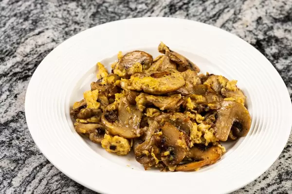 Fried Eggs and Mushrooms