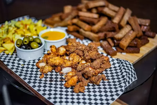Fried Fish With Snacks