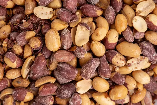 Fried Peanuts background macro image