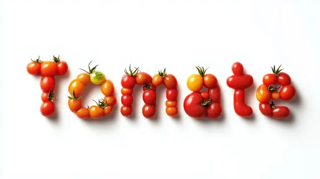 Frisch geerntete, bunte Tomatensorten auf weißem Hintergrund