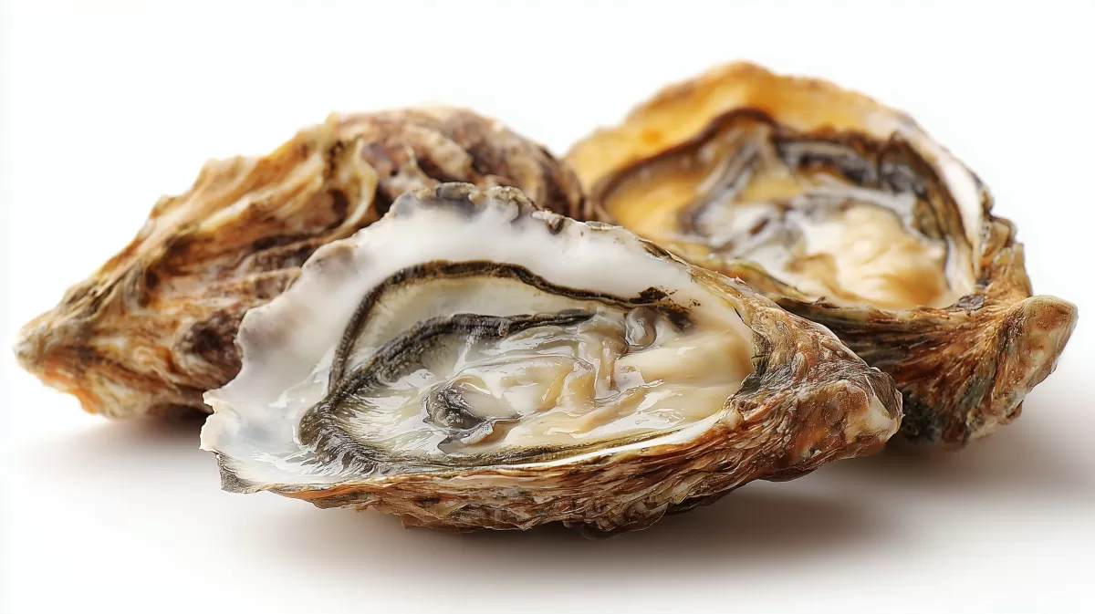 Frisch geöffnete Austernaustralische Meeresdelikatesse