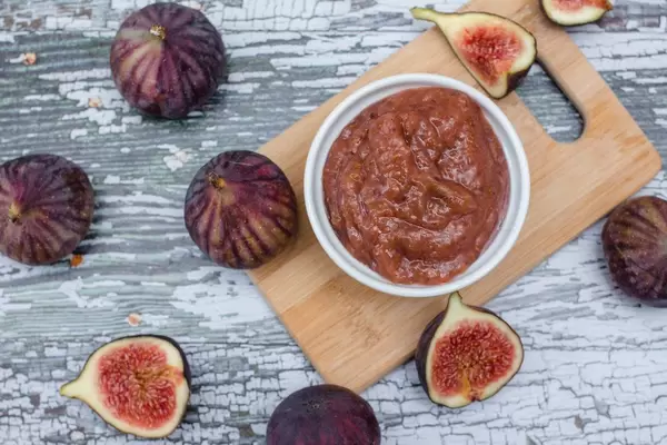 Frische Feigenmarmelade