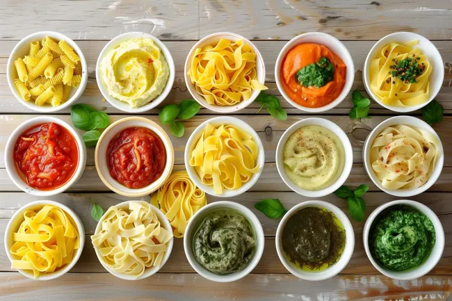 Frische Pasta mit aromatischen Saucen: Vielfalt auf dem Tisch