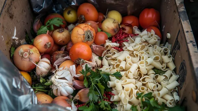 Frische Zutaten für einen köstlichen Tomatensalat