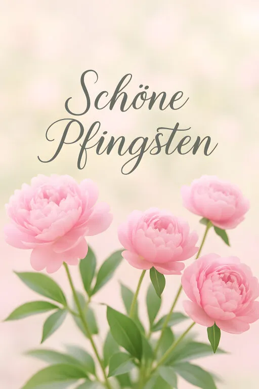 Frischer Blumenstrauß aus rosafarbenen Pfingstrosen