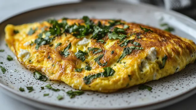 Frittata mit Kräutern und Käse - Köstliches Frühstücksrezept