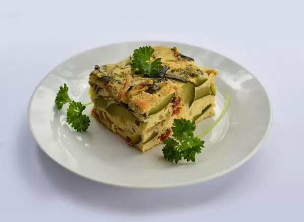 Frittata with zucchini