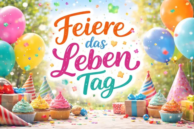 Feiere das Leben Tag am 22. Januar