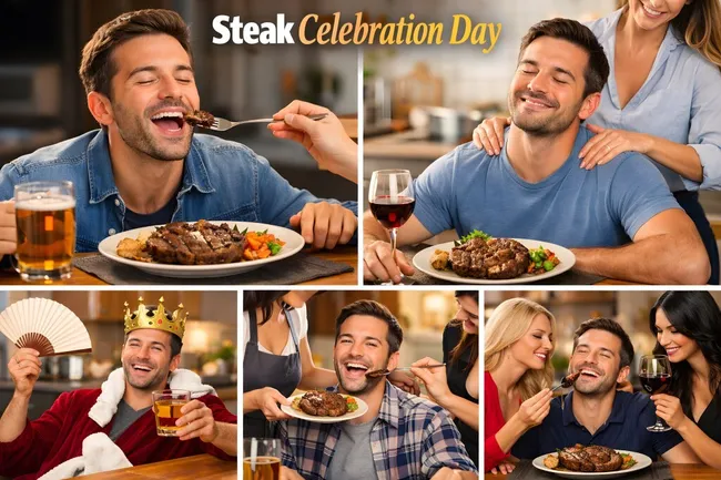 Steak and Blowjob Day am 14. März