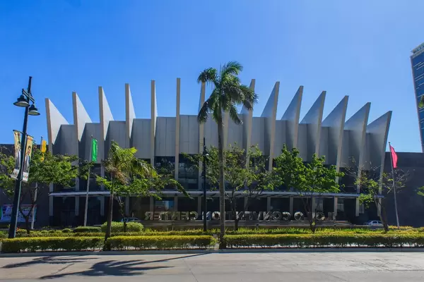 Front view of the convention center in Iloilo (Flip 2019)
