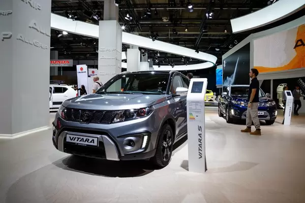 Frontansicht vom Suzuki Vitara S bei der IAA 2017 in Frankfurt am Main
