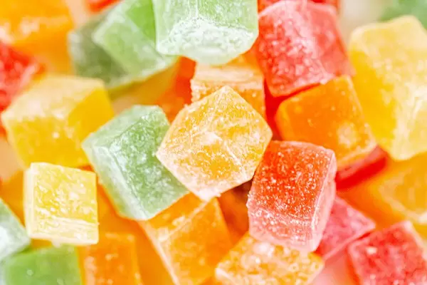 Fruit candy multicolored all sorts, a background