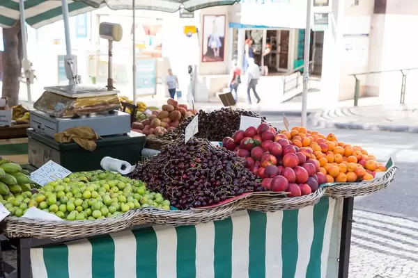 Fruits on the strees in Funchal