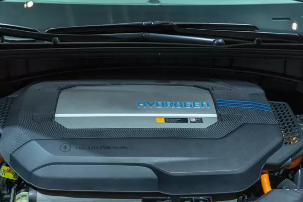 Fuel Cell Powertrain Hydrogen motor of hydrogen-electric vehicle by Hyundai Nexo