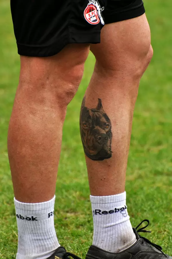 Fußballer-Tattoo von Petit