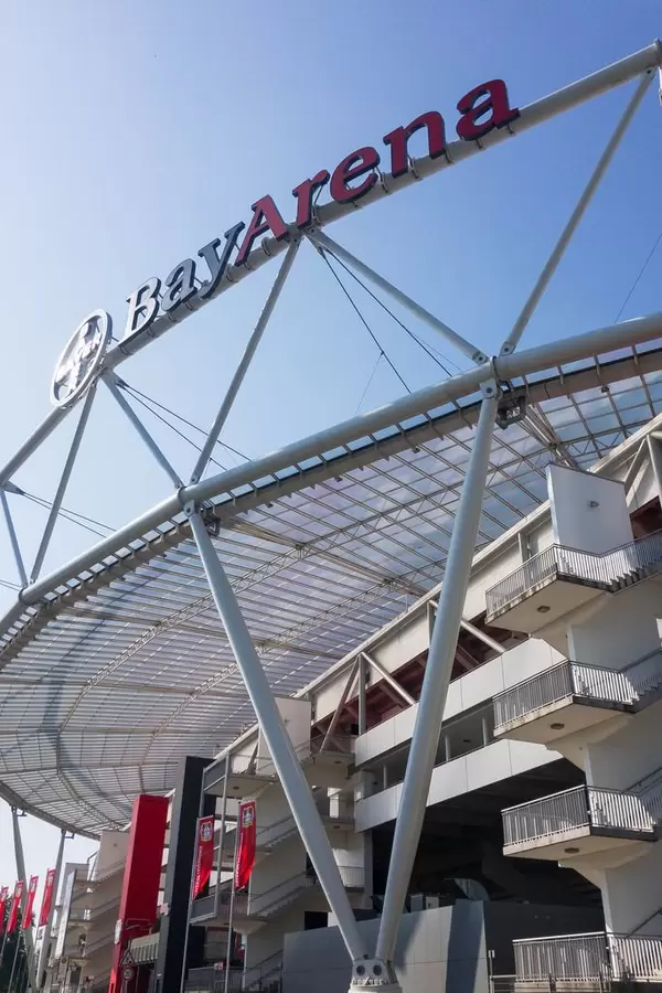 Fußballstadion BayArena von Bayer 04 Leverkusen