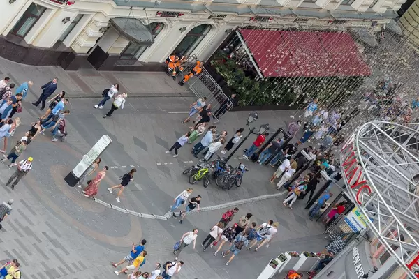 Fußgängerzone unweit vom Lubjanka Platz