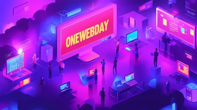 Futuristisches digitales Arbeitsumfeld mit Grafiken und Diagrammen