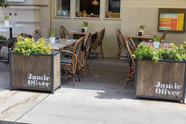 Garden at Jamie's Italian Vienna Downtown by Jamie Oliver