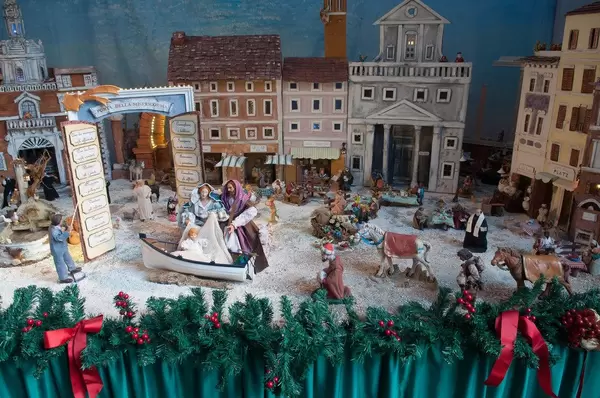 Geburt Christi im Pantheon in Rom, Italien