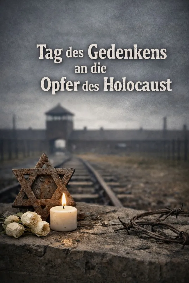 Gedenken an Holocaust-Opfer auf dunkler Bahnstrecke