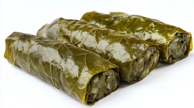 Gefüllte Weinblätter - Typisches Gericht aus Aserbaidschan