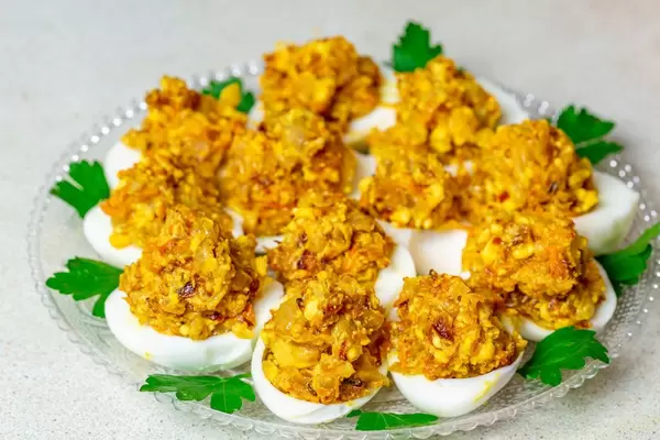 Gefüllte Eier - deviled eggs