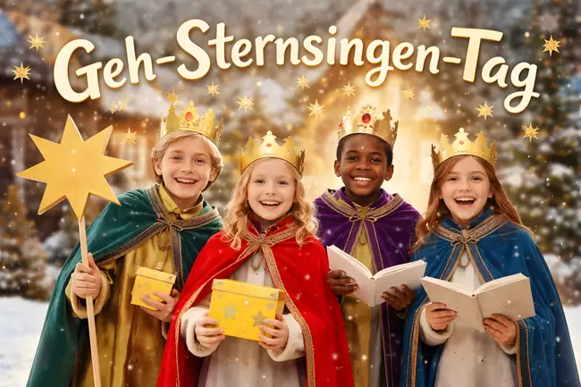 Geh-Sternsingen-Tag am 6. Januar
