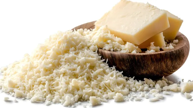 Gehobene Käseplatte auf heller Oberfläche