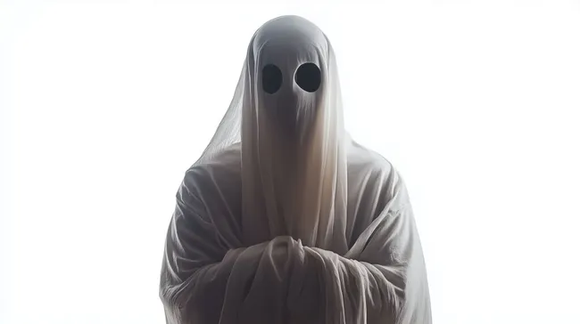 Geisterhafter Schatten mit gespenstischem Blick